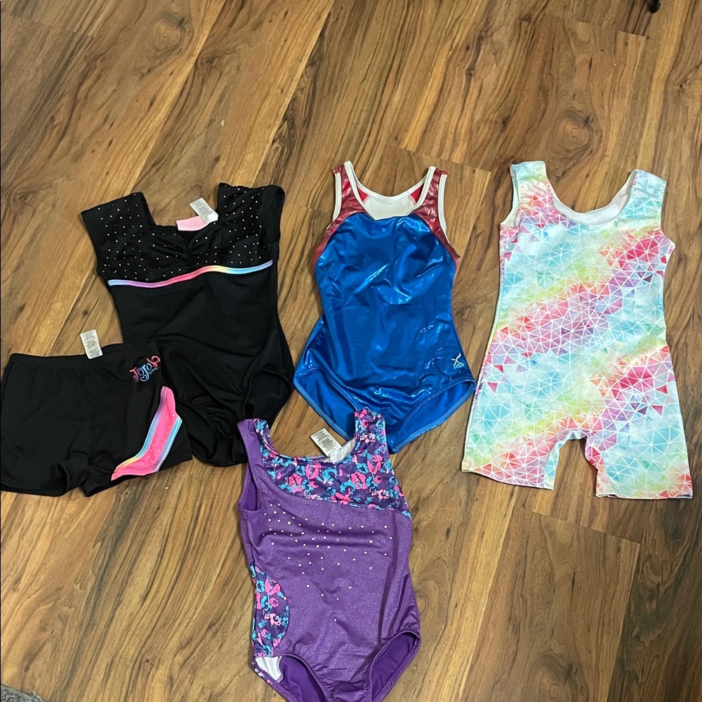Colorful Gymnastics Leotards Size medium